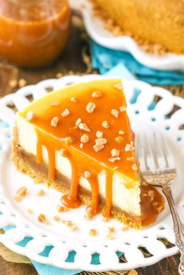 BEST SALTED CARAMEL CHEESECAKE