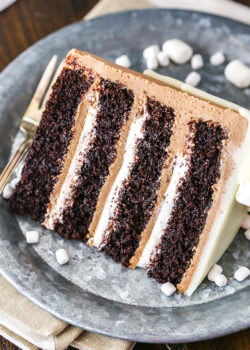 Hot Chocolate Cake slice