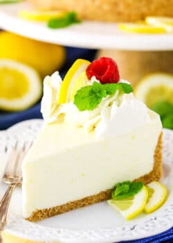 No Bake Lemon Cheesecake Recipe | Easy No Bake Cheesecake