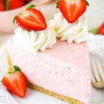 No Bake Strawberry Cheesecake image