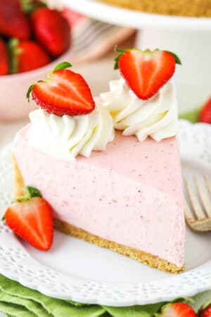 No Bake Strawberry Cheesecake image
