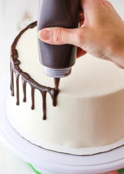 Image of Chocolate Drip applied to Cake