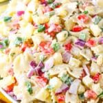 Pineapple Salsa Pasta Salad recipe