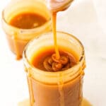 Overhead image of Salted Caramel Sauce