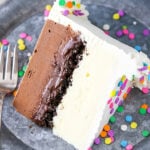 Image of slice of Copycat DQ Ice Cream Cake