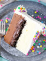 Image of slice of Copycat DQ Ice Cream Cake