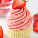 The BEST Homemade Strawberry Frosting | How to Make Frosting