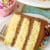Moist Yellow Cake with Chocolate Frosting