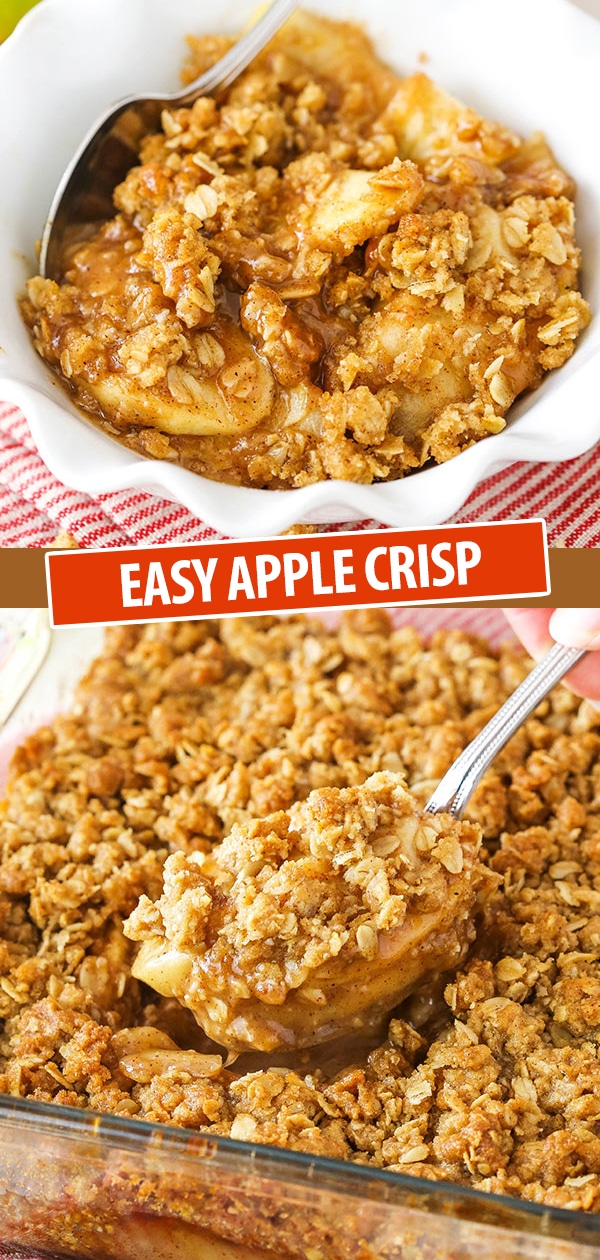 Old Fashioned Easy Apple Crisp Life Love And Sugar