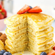Fluffy Homemade Pancakes Recipe Life Love And Sugar