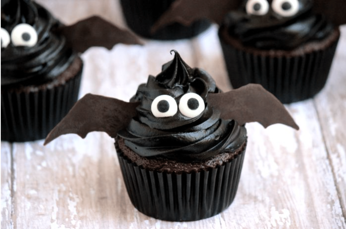 bat cupcakes