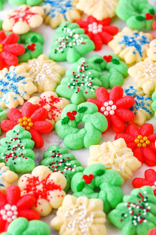 Buttery Spritz Cookies Recipe | Easy Christmas Cookies!