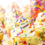 recipe for homemade funfetti cupcakes