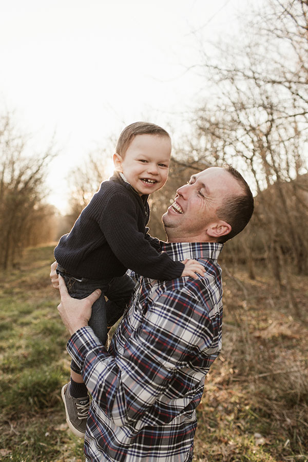 image of Ian holding Ashton