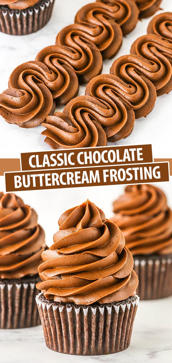 Pinterest Image Chocolate Buttercream Frosting Recipe