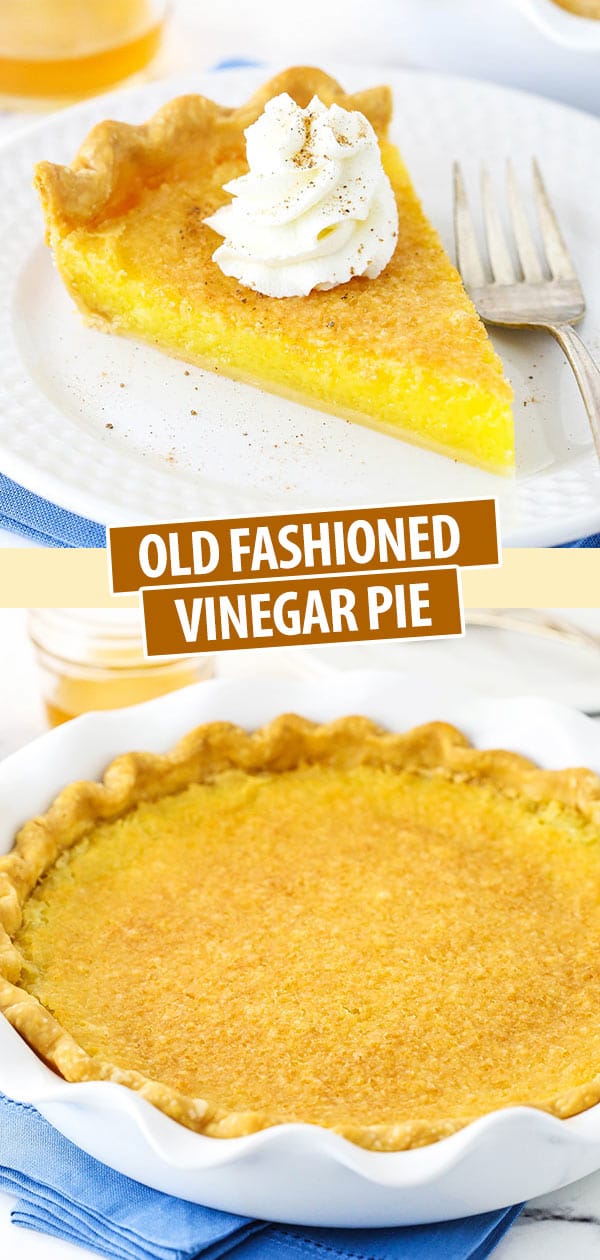 Classic Vinegar Pie | Easy Old Fashioned Pie Recipe!