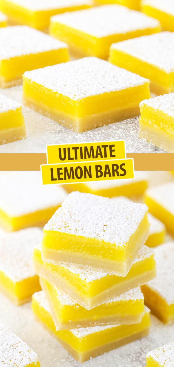 Collage of Easy Lemon Bars