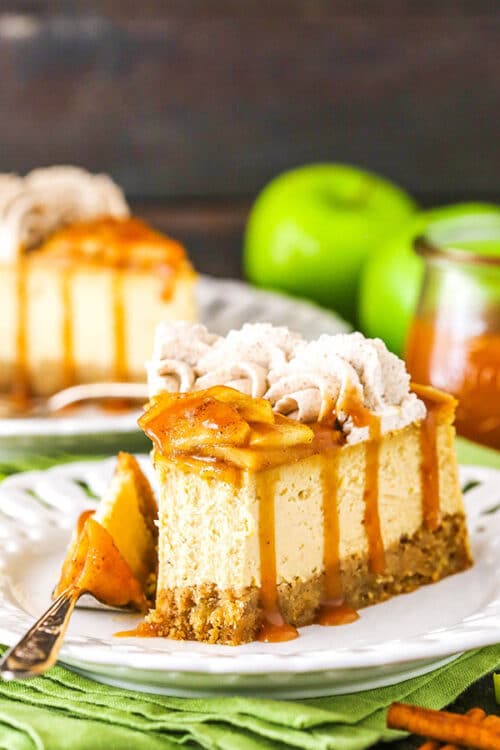 Caramel Apple Blondie Cheesecake Recipe | Life, Love and Sugar