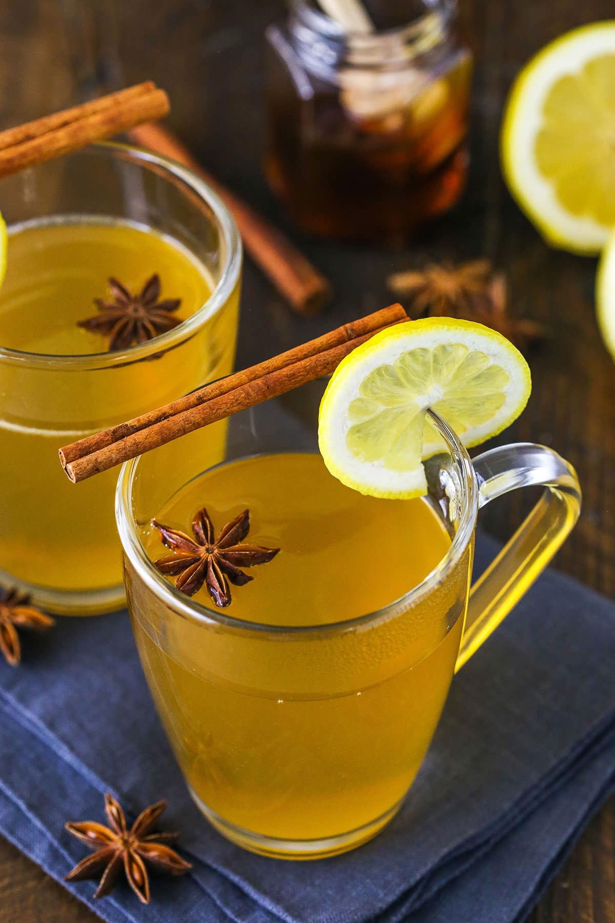 Hot Toddy Two Glasses of Hot Toddy