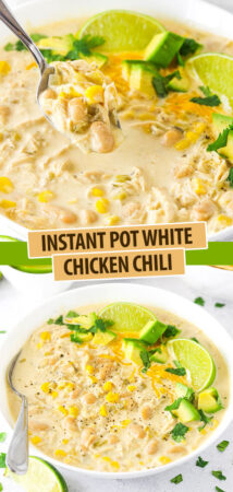 Instant Pot White Chicken Chili | The Best White Chicken Chili Recipe