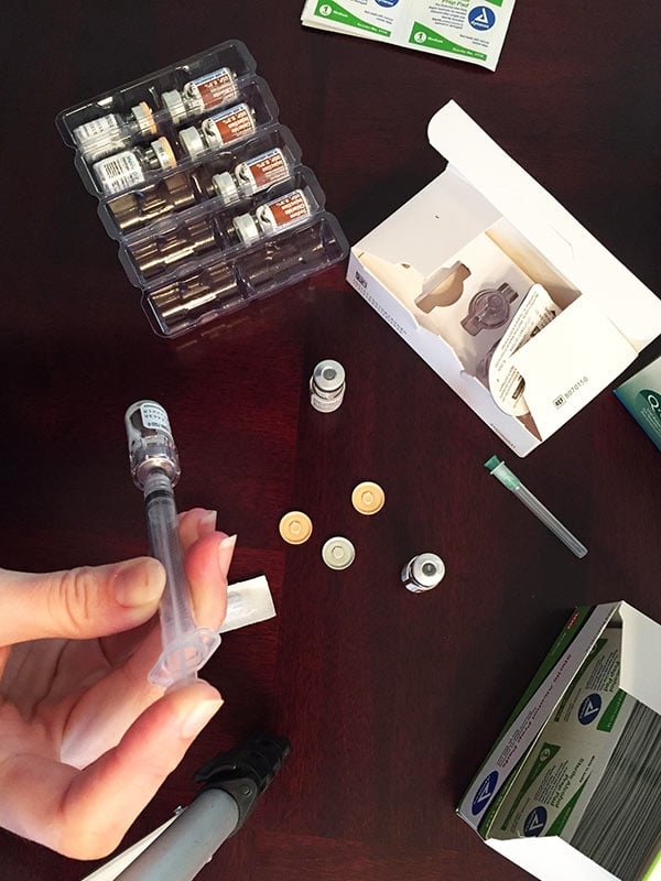 IVF Egg Retrieval Mixing Medications for My IVF Retrieval Shots