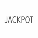 A Plain White Background Behind Gray Text That Says "Jackpot"