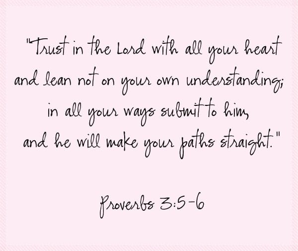 proverbs scripture 3:5-6
