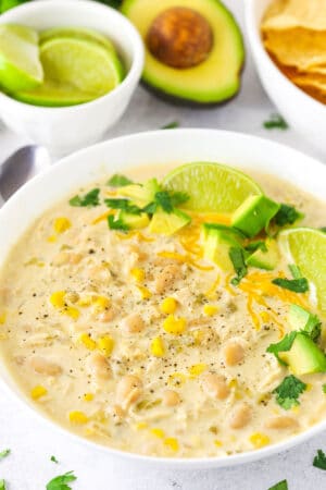 Instant Pot White Chicken Chili - The Best White Chicken Chili Recipe!