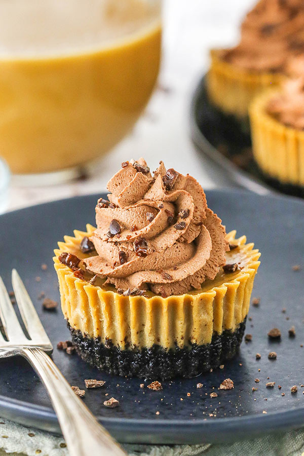 Mini Coffee Cheesecake with Oreo Cookie Crust Life, Love and Sugar