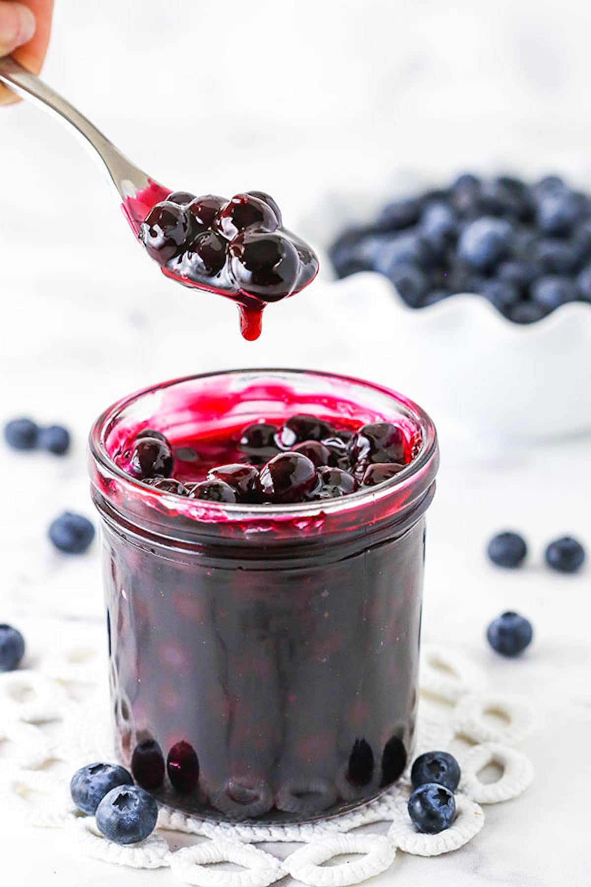 The BEST Homemade Blueberry Sauce Recipe