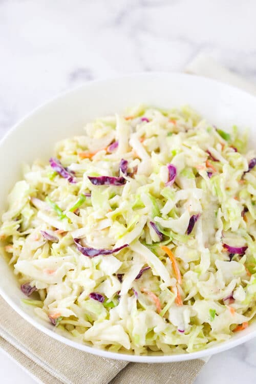 Easy Classic Coleslaw Recipe l Life Love and Sugar