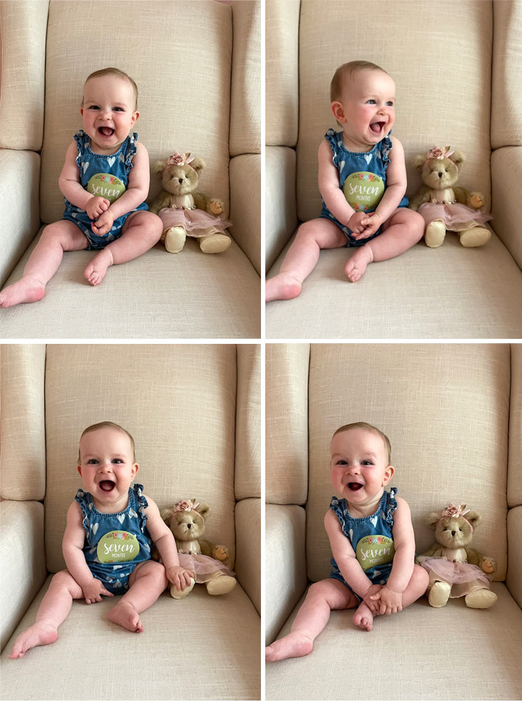 McKenzie's 7 month photos