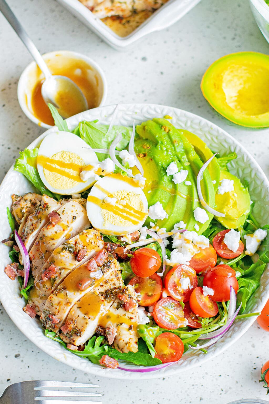 Herb Chicken Cobb Salad Life Love and Sugar