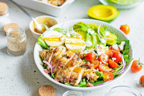 Herb Chicken Cobb Salad - Life Love and Sugar