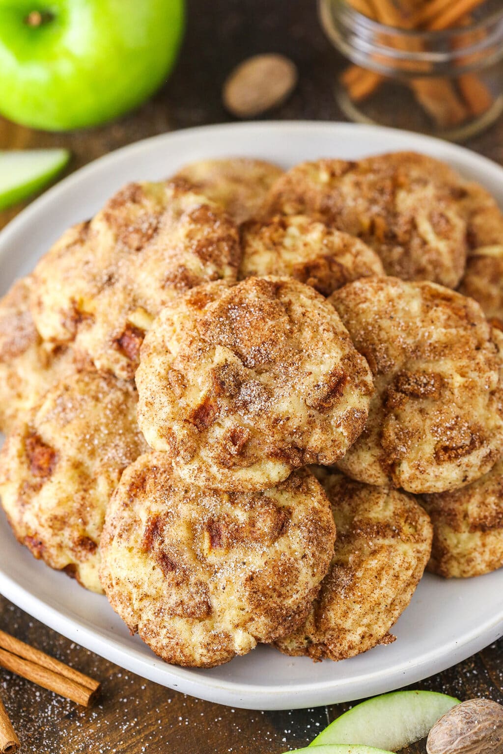Apple Snickerdoodle Cookies Life Love and Sugar