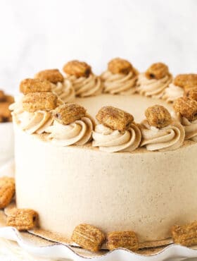 churro cake with churros on it