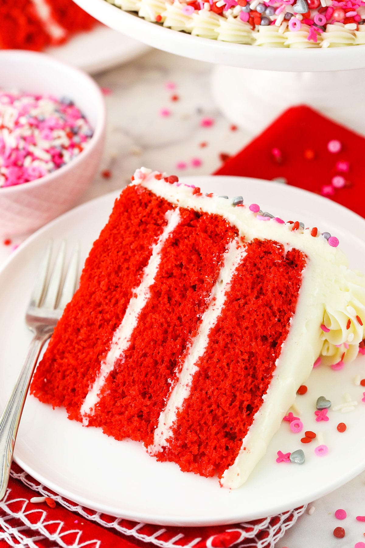 Red Velvet Snack Cake - melissassouthernstylekitchen.com