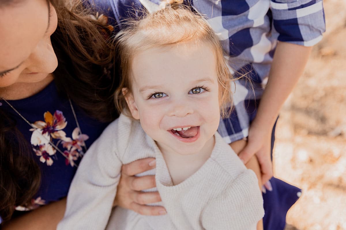 mckenzie smiling and sticking out her tongue