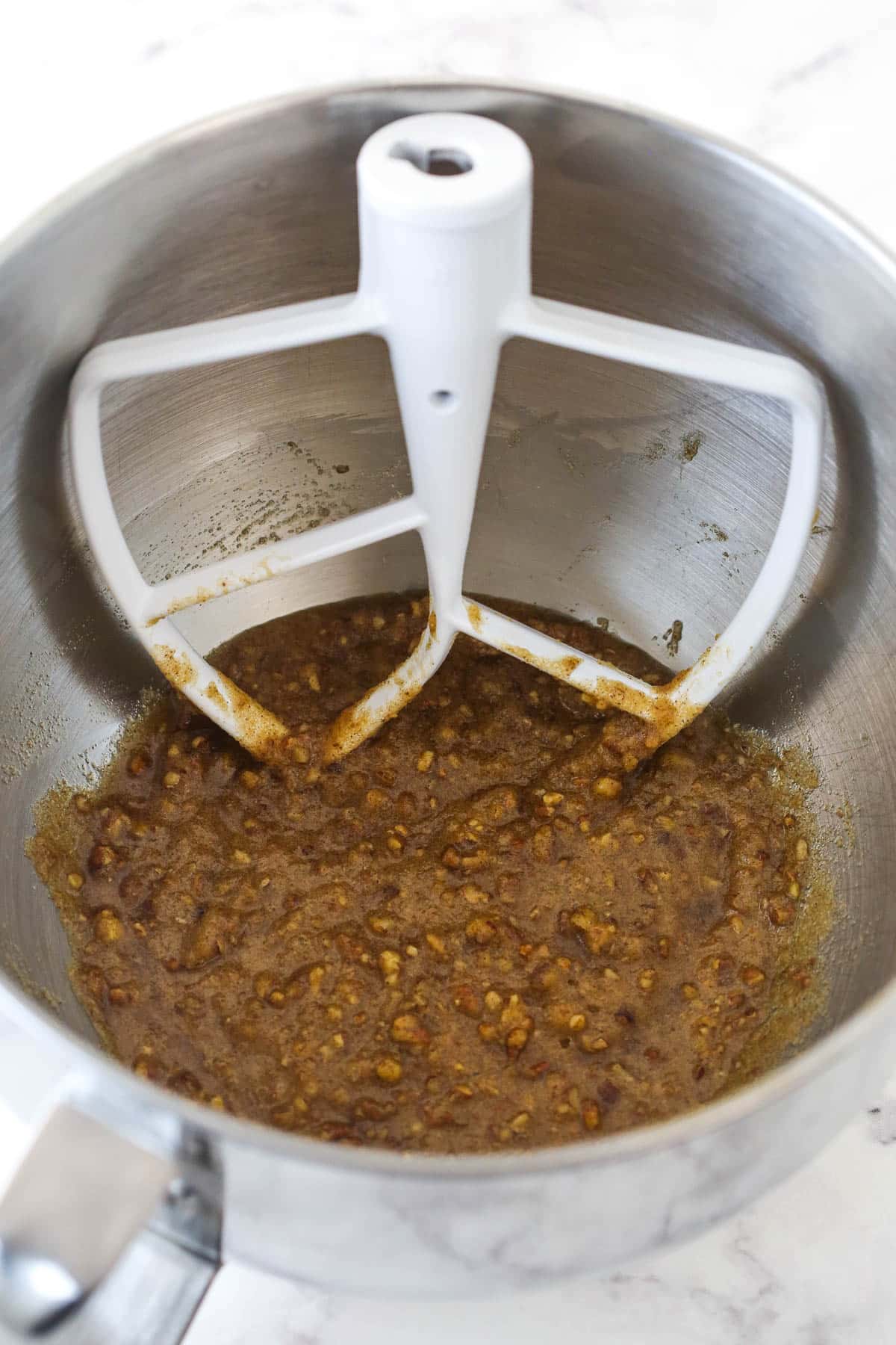 Making the pecan filling