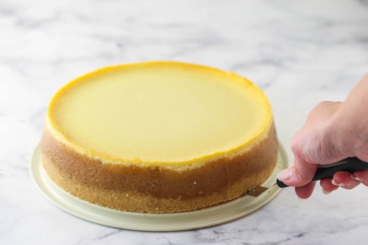 How to Remove Cheesecake from Springform Pan - Life Love and Sugar