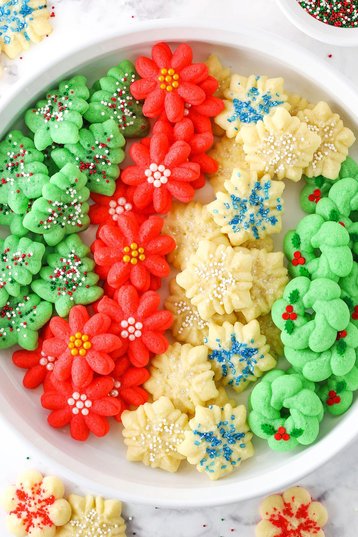 Buttery Spritz Cookies Recipe | Easy Christmas Cookies!