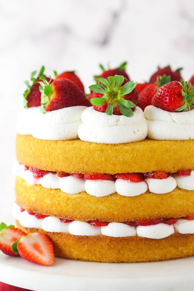 Easy Strawberry Shortcake Cake Recipe Life, Love and Sugar