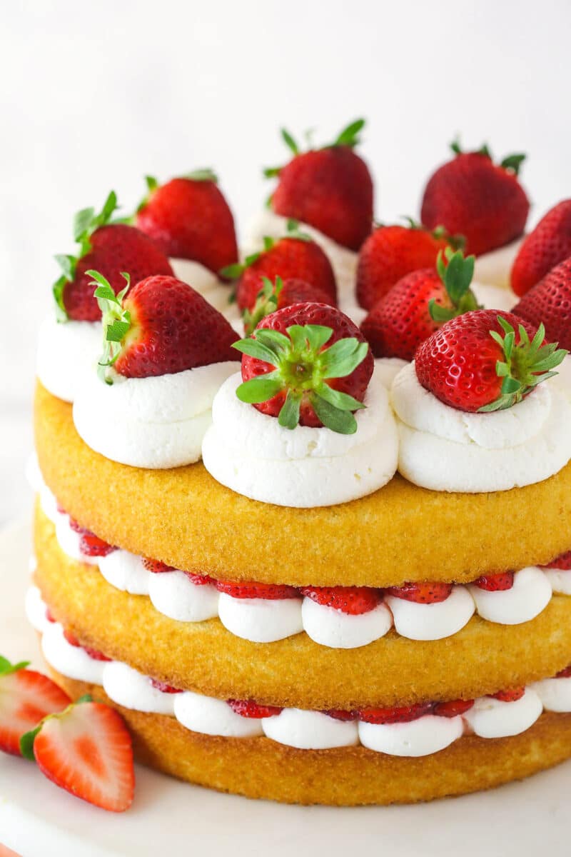 Easy Strawberry Shortcake Cake Recipe Life, Love and Sugar