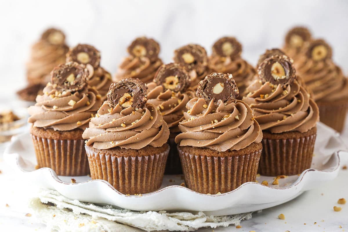 Moist Nutella Cupcakes - A Delightful Chocolate Hazelnut Treat