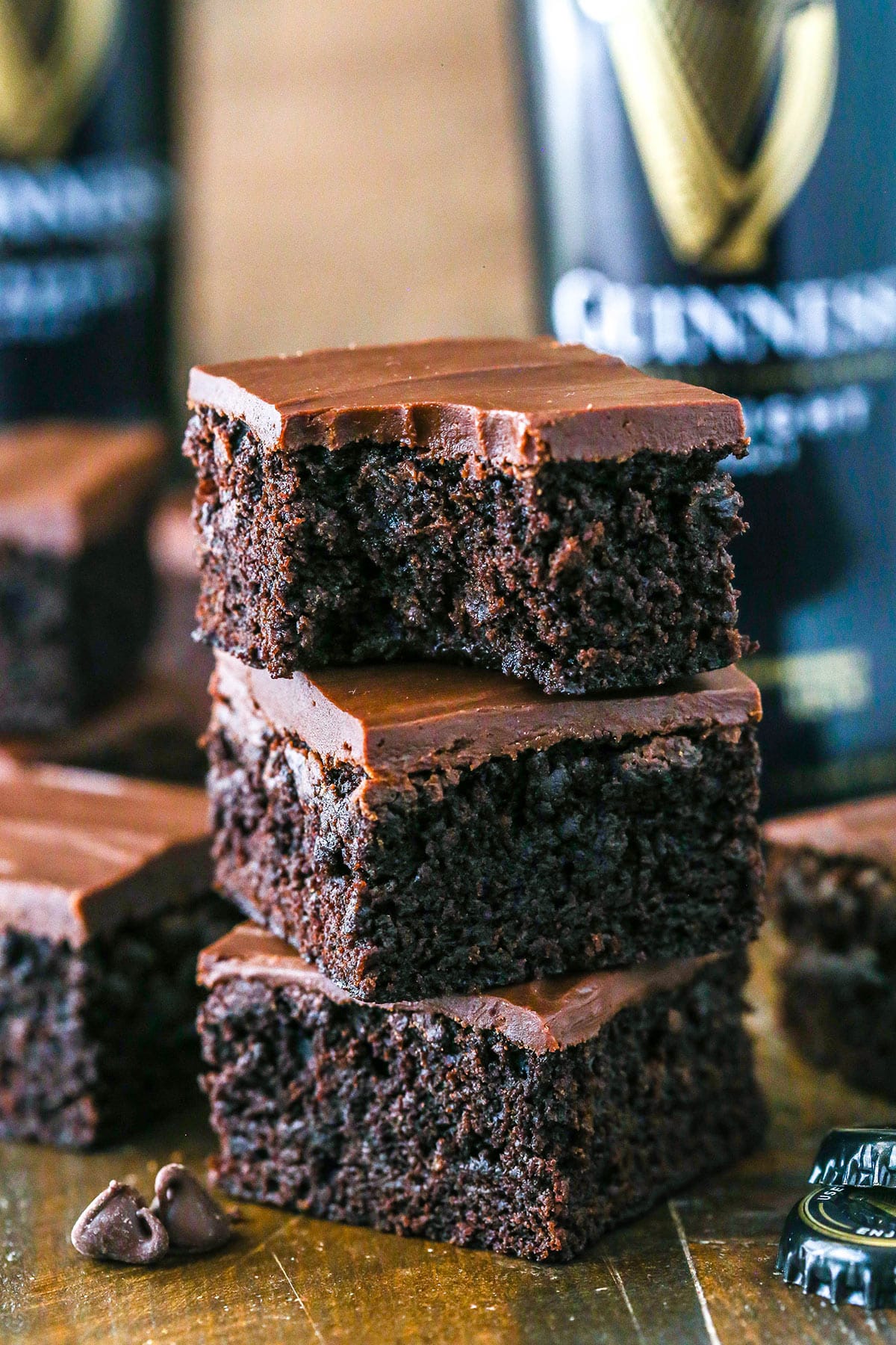 Perfect Guinness Brownies - The BEST Boozy Homemade Brownies