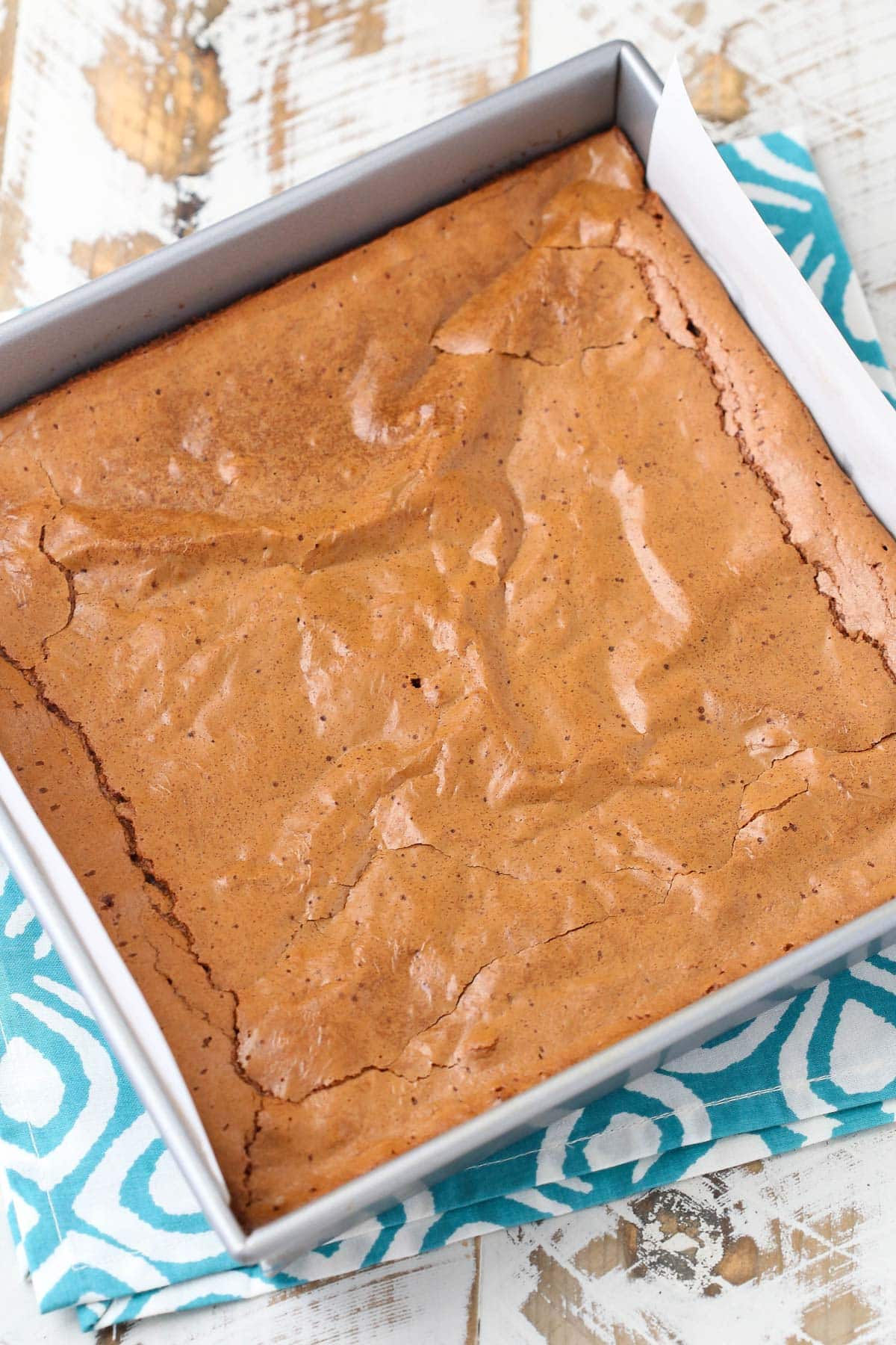 A tray of the world's fudgiest brownies.