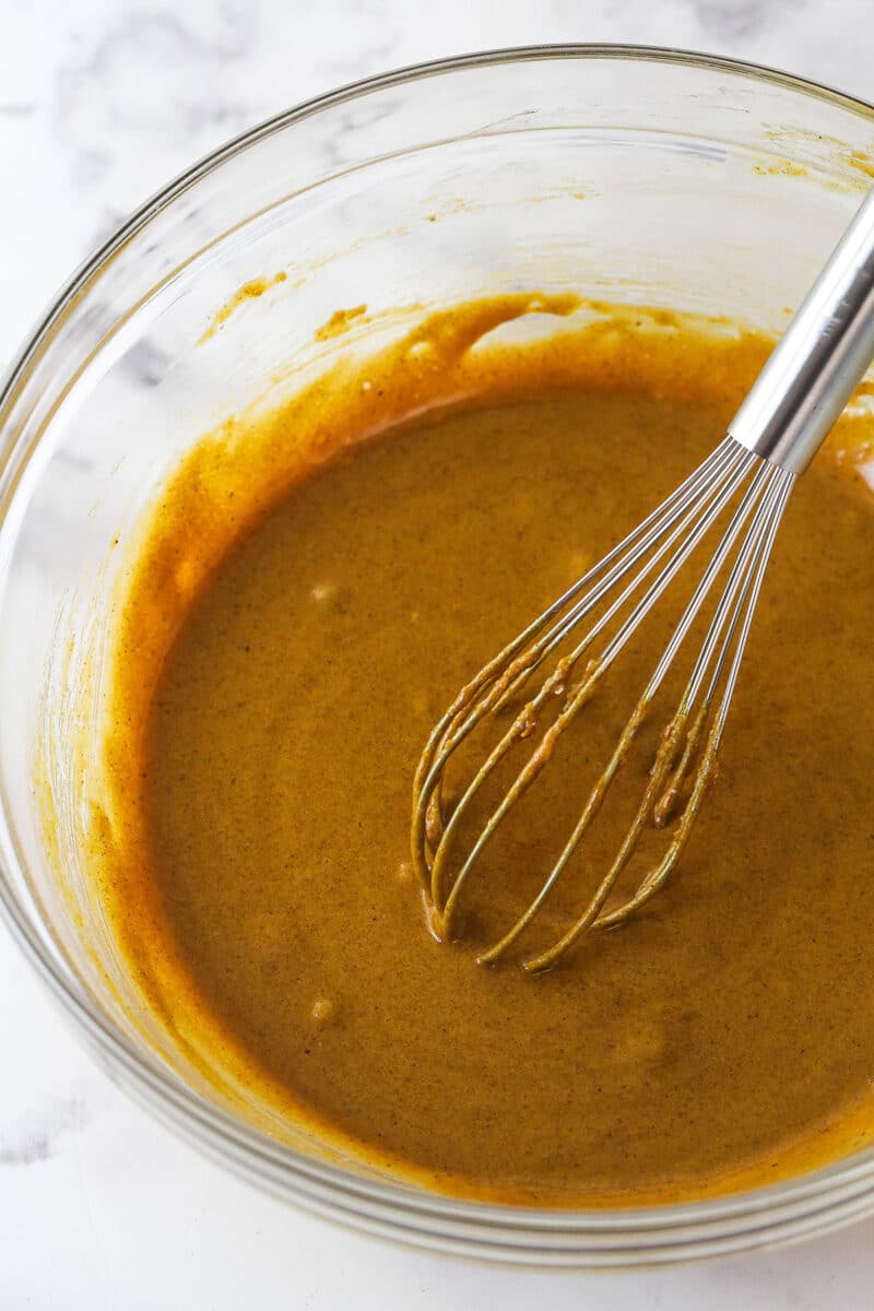 Gingerbread cake roll is a fun alternative to the classic, featuring a moist, spiced cake wrapped around a caramel and cream cheese filling. Whisk the dry ingredients into the gingerbread cake batter.