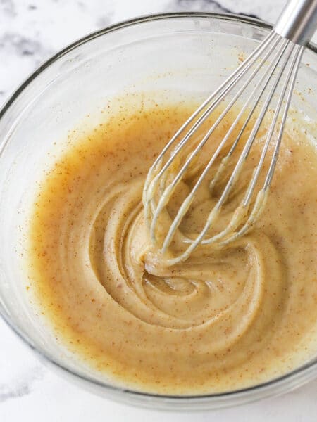 room temperature brown butter whisked together