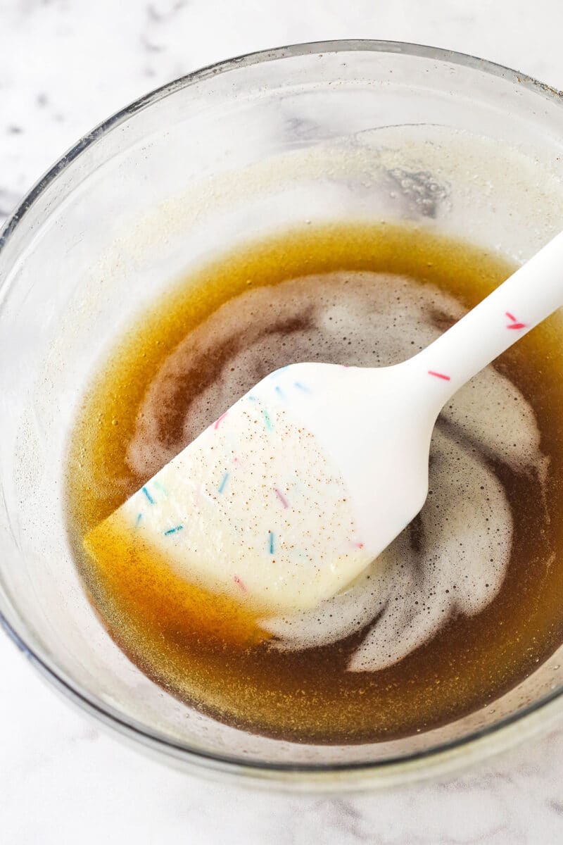 These Brown Butter Chocolate Chip Cookies take classic chocolate chip cookies to a whole new level, with a rich and slightly nutty flavor. Stirring brown butter in a bowl