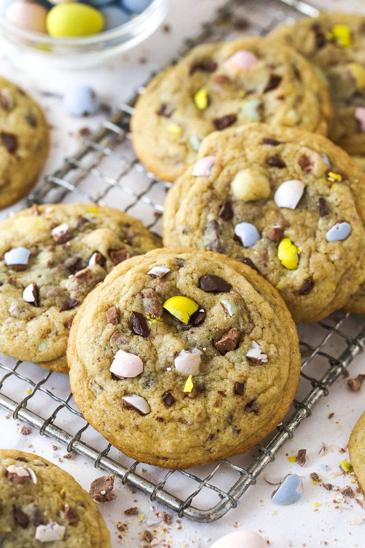 Easy Cadbury Egg Cookies